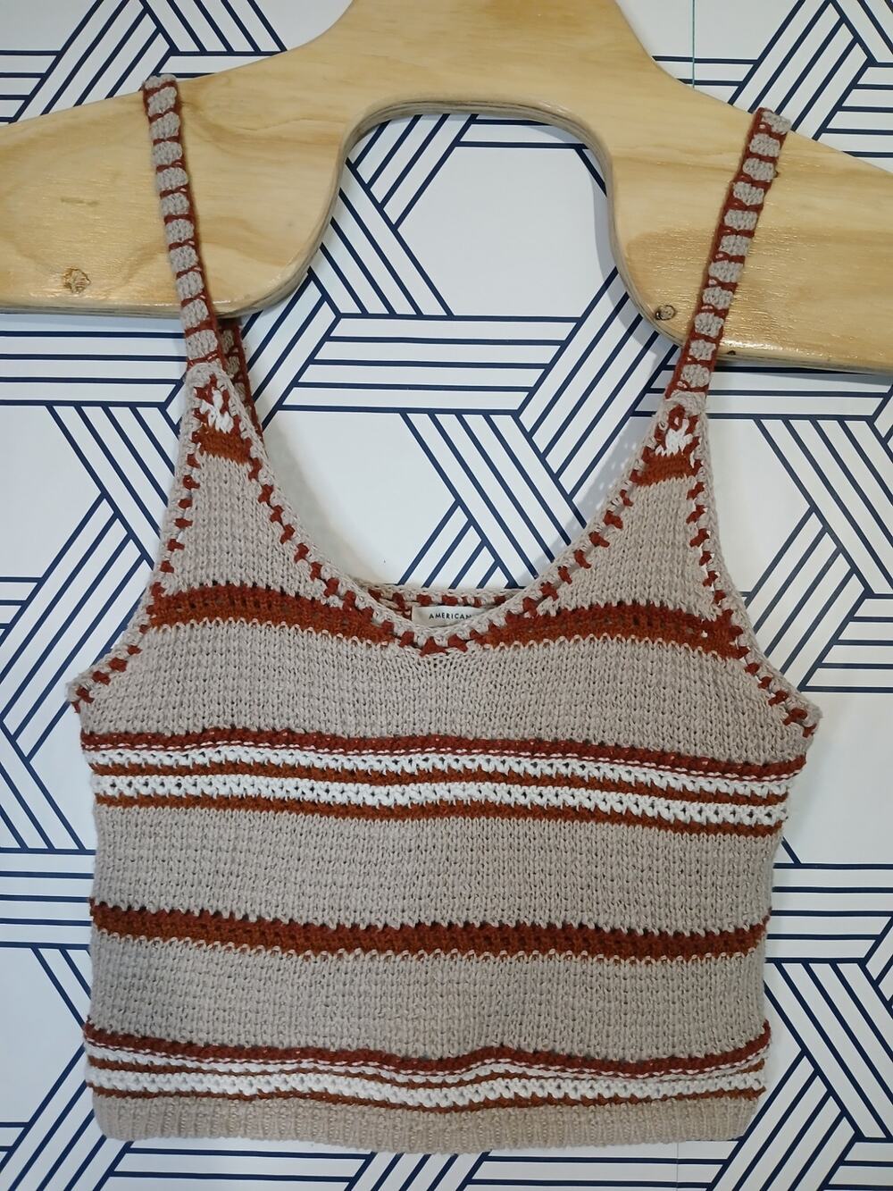 American Eagle Crochet Tank | Boho / Cottagecore / Festival
